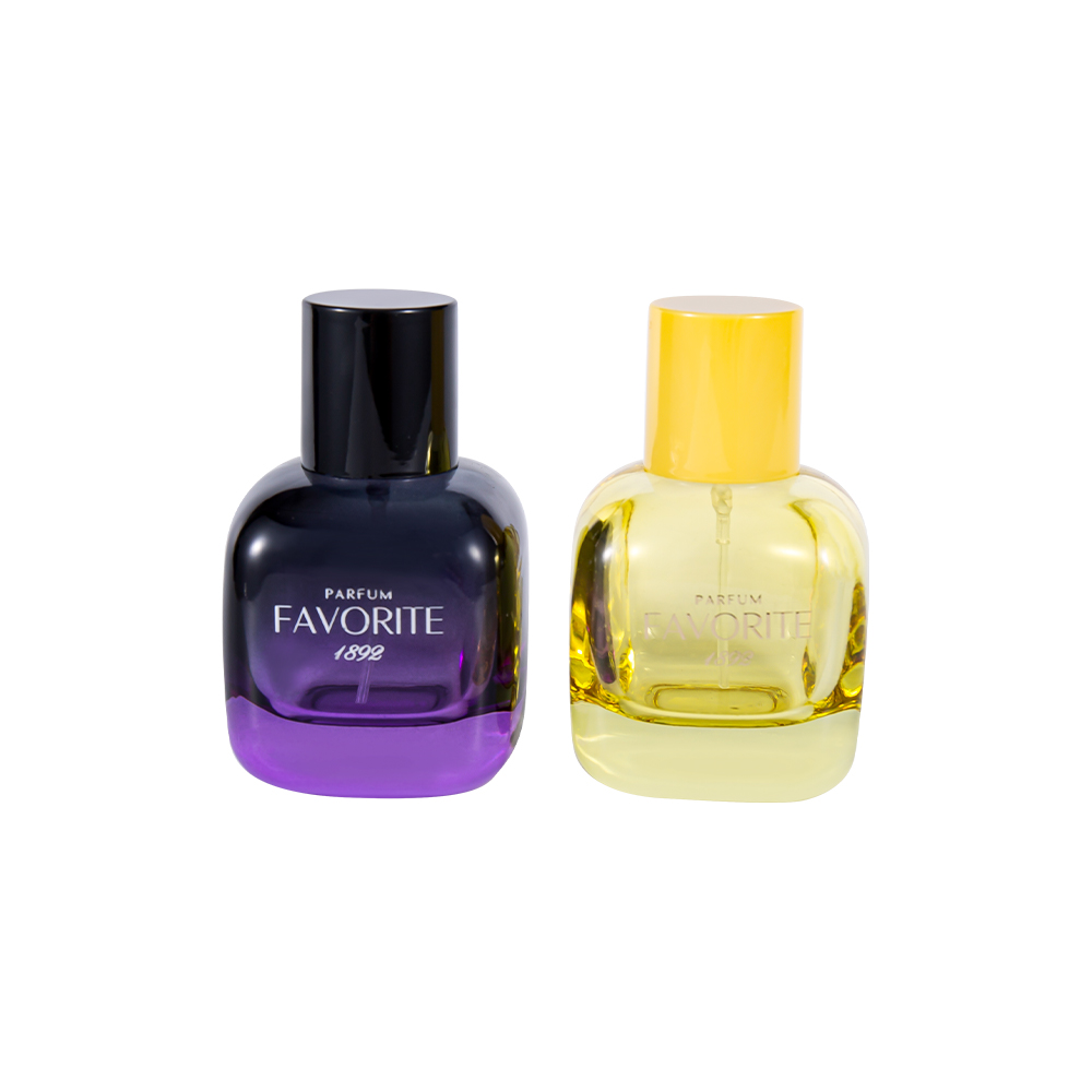 GC4869-WJ2531 50 ml dekoratívna sklenená fľaša na parfumy s PP uzáverom, viackapacitná séria