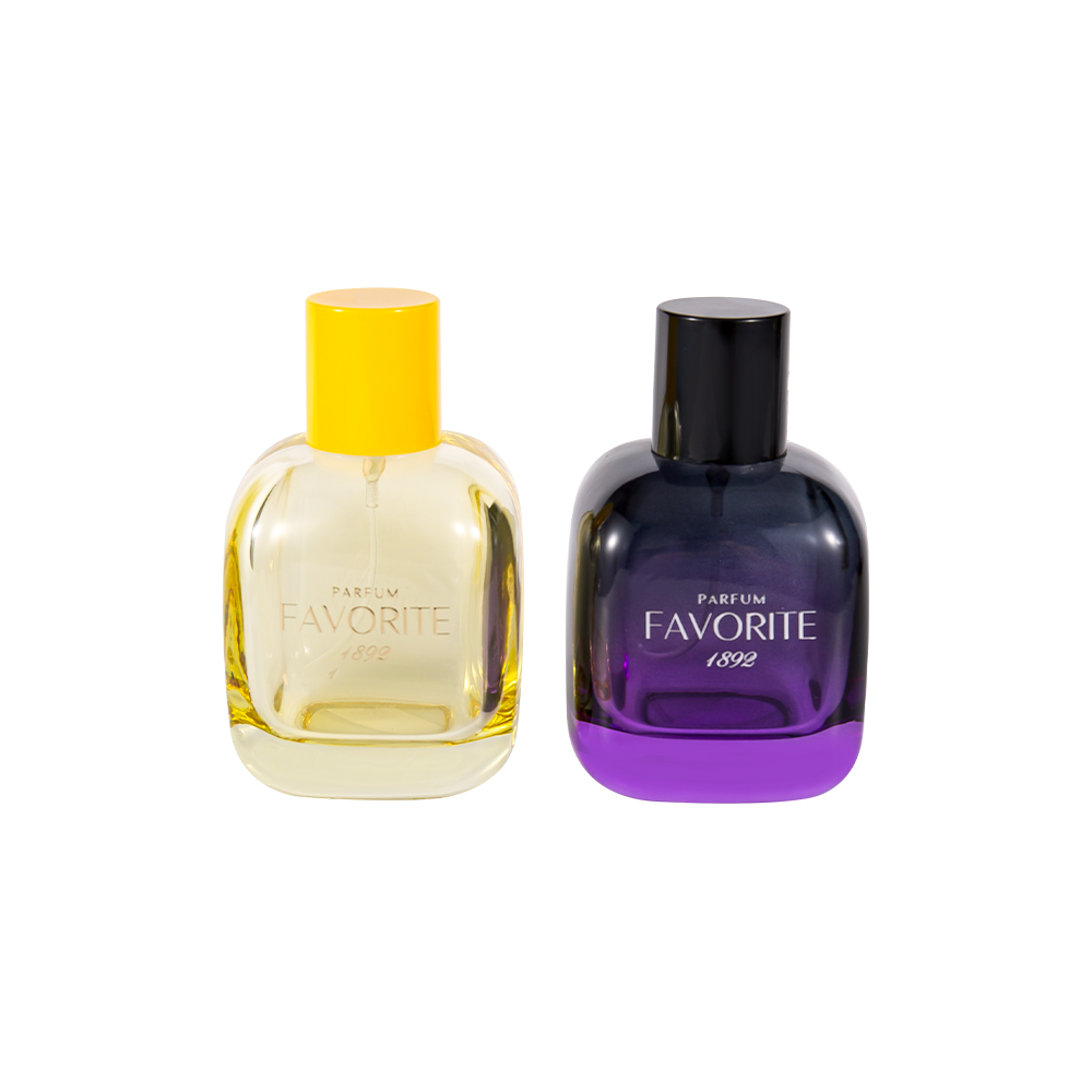 GC4869-WJ2531 50 ml dekoratívna sklenená fľaša na parfumy s PP uzáverom, viackapacitná séria