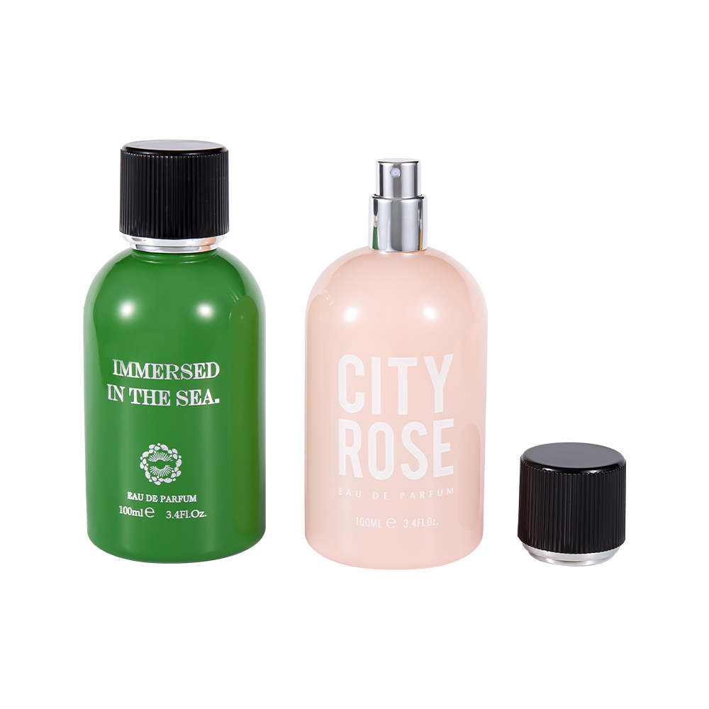 GC4463-WJ2361 100 ml úplne nová sklenená dekoratívna fľaša na parfum s čiernym uzáverom na parfum