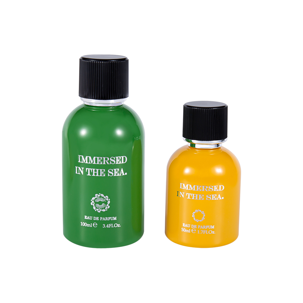 GC4464-WJ2339 50 ml úplne nová sklenená dekoratívna fľaša na parfum s čiernym uzáverom na parfum